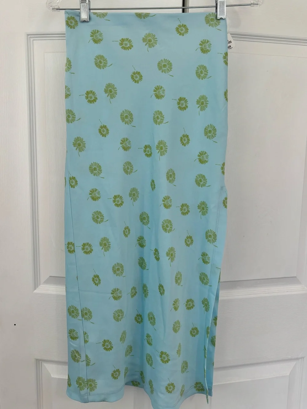 NWT Urban Outfitters Blue Floral Midi Skirt Size S Y2K Cottagecore Lightweight